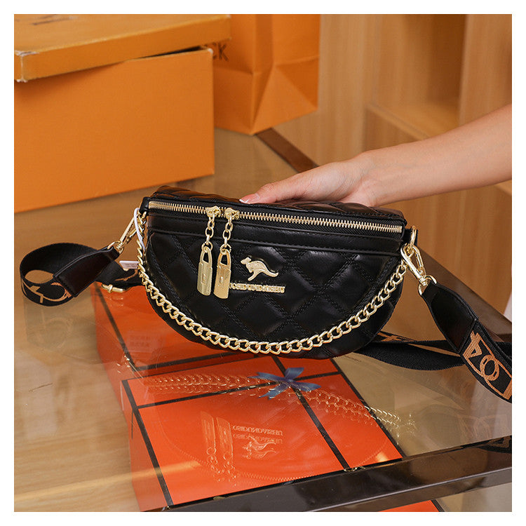 Trendy Versatile Women's Chest Bag, Multi-purpose Convertible Bag - Shoulder Bag, Crossbody Bag, Sling Bag & Waist Fanny Pack, All-match Fashion Mini Bag