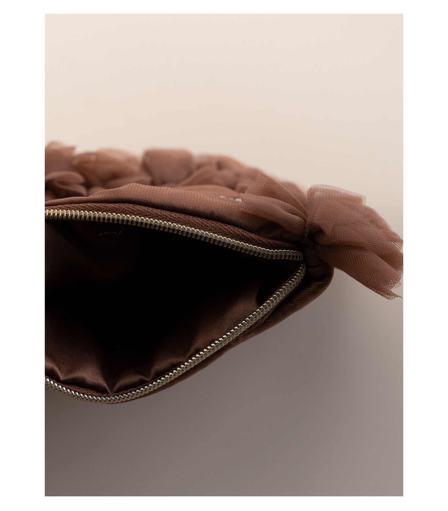 Valentine's Day Heart & Letter Embroidery Sweet Tulle Lace Trim Tissue Pouch Sanitary Pad Storage Bag