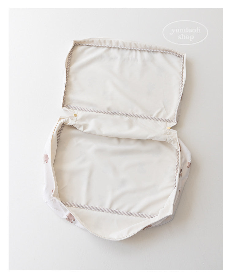 Soft, Cute and Adorable Cartoon Bear-Themed Travel Storage Set: Lightweight Storage Bags for Clothes and Underwear
