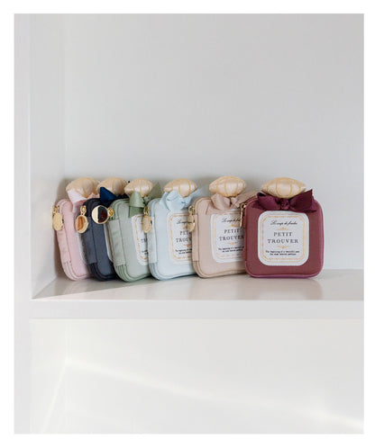 Sweet, Elegant & Cute Bowknot Perfume Bottle - Shaped Jewelry Storage Pouch