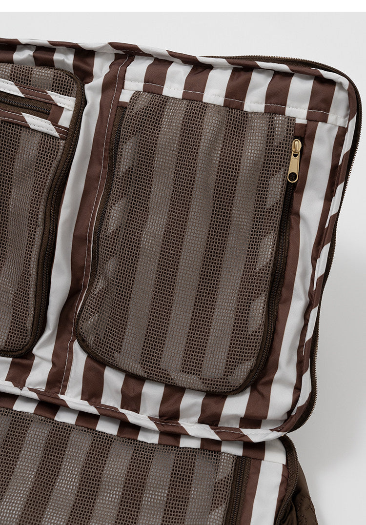 Adorable Teddy Bear Embroidered Travel Organizer - Multi-Purpose Clothing Sorting Bag for Luggage & Home Storage