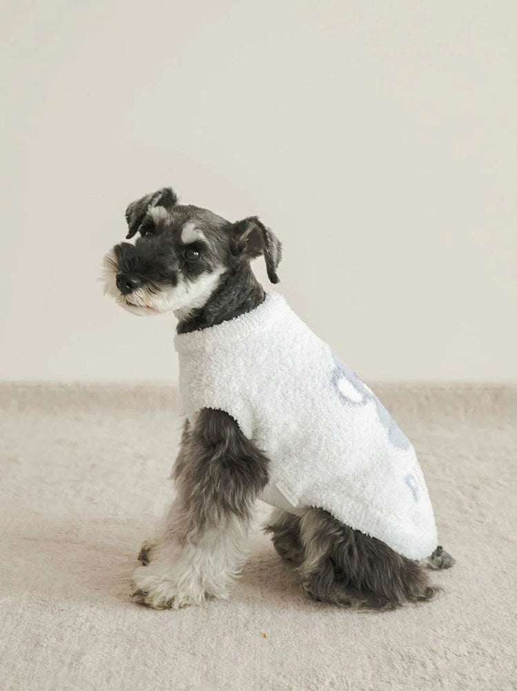 Fluffy Feather Fleece Pet Clothes | Cute Lion, Koala & Bear Printed Outfits for Small Dogs