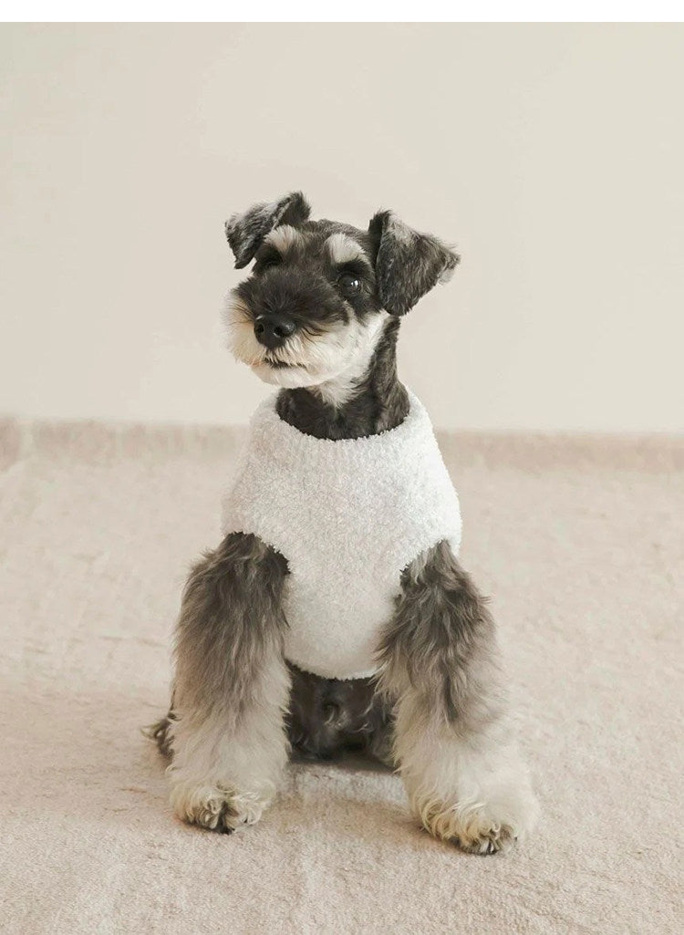 Fluffy Feather Fleece Pet Clothes | Cute Lion, Koala & Bear Printed Outfits for Small Dogs