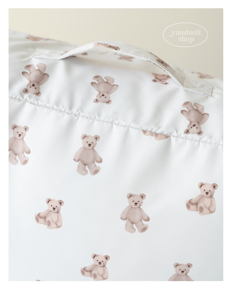 Soft, Cute and Adorable Cartoon Bear-Themed Travel Storage Set: Lightweight Storage Bags for Clothes and Underwear