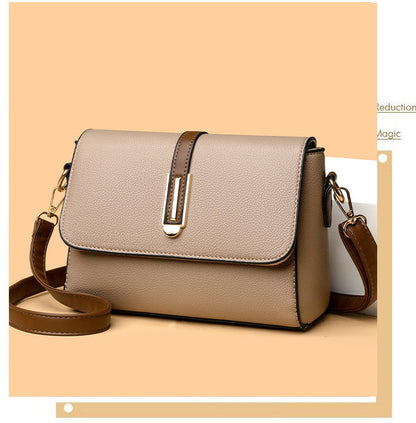 Women's Stylish Versatile Minimalist Square Bag, Color Block 3D Stereo Structured Phone Pouch, Multi-wear Crossbody & Single Shoulder Bag