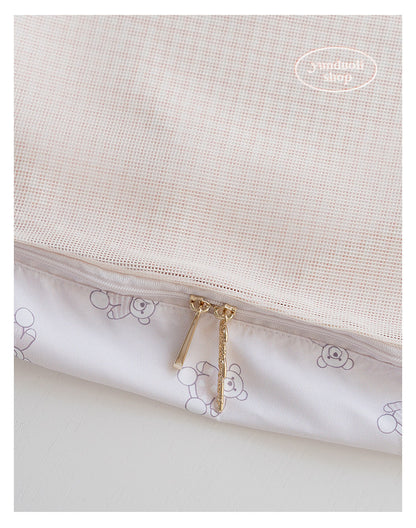 Cute Cartoon Bear Large Capacity Handheld Travel Storage Bag - Multi-Functional Underwear Organizer