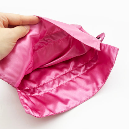 Embroidered Tiny Hearts Mesh Sweet Mini Drawstring Pouch - Travel Makeup & Small Items Organizer