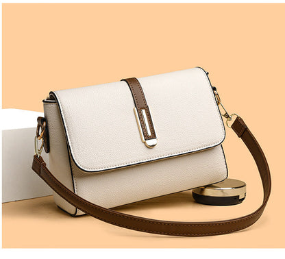 Women's Stylish Versatile Minimalist Square Bag, Color Block 3D Stereo Structured Phone Pouch, Multi-wear Crossbody & Single Shoulder Bag