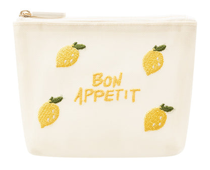 Fresh & Sweet Cute Lemon Strawberry Pineapple Pouch | Portable Tissue & Sanitary Pad Bag