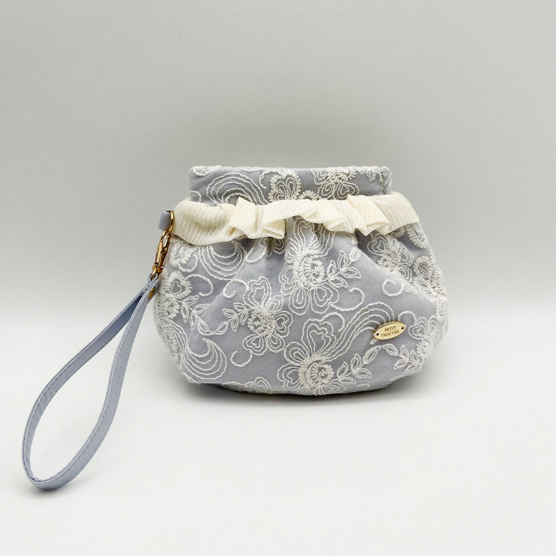 Sweetheart Lace Collection: Makeup Pouch, Jewelry Roll & Multi-Function Wallet