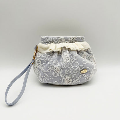 Sweetheart Lace Collection: Makeup Pouch, Jewelry Roll & Multi-Function Wallet