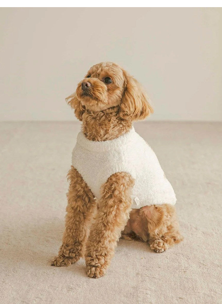 Fluffy Feather Fleece Pet Clothes | Cute Lion, Koala & Bear Printed Outfits for Small Dogs