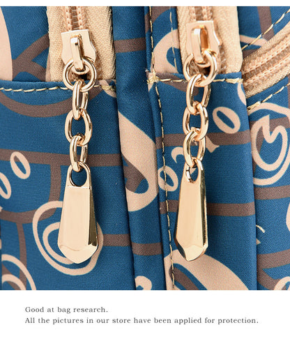 Women's Stylish Oxford Cloth Chest Bag, Mini Versatile Nylon Sling Bag, Casual Daily Crossbody Bag for Women, Lightweight Fashion Chest Bag