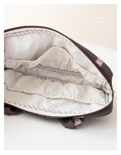 Cute Cartoon Bear Lightweight Travel Bag | Nintendo Switch Console Storage Pouch