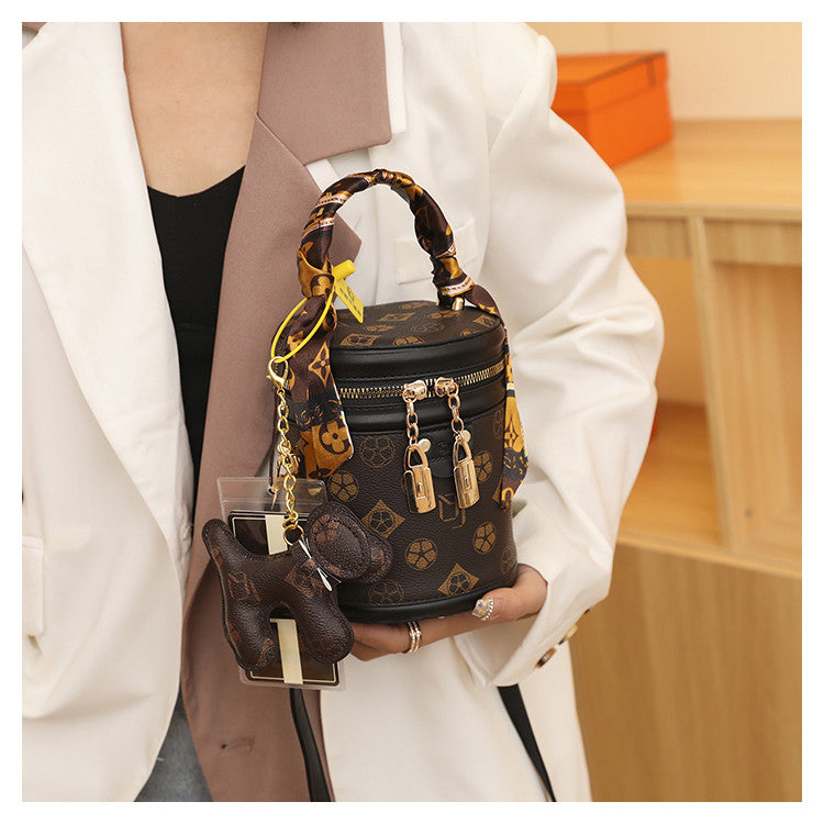 Women's Stylish Small Trendy Crossbody Bag, Spring & Summer Versatile Bucket Bag, Premium Texture Shoulder & Crossbody Handbag