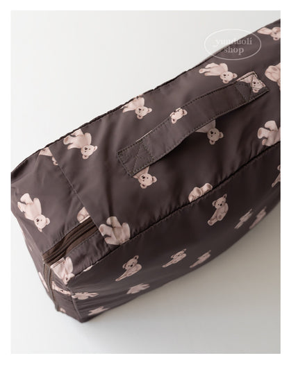 Soft, Cute and Adorable Cartoon Bear-Themed Travel Storage Set: Lightweight Storage Bags for Clothes and Underwear