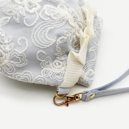 Sweetheart Lace Collection: Makeup Pouch, Jewelry Roll & Multi-Function Wallet