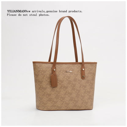 Versatile Daily Commute Spacious Tote Bag for Women, Large Capacity Red Shoulder & Top Handle Handbag, Roomy Large Bag for Work & Daily Use