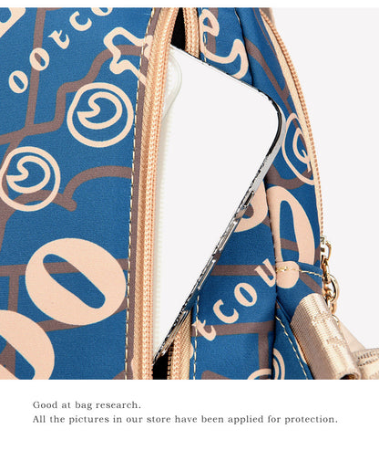 Women's Stylish Oxford Cloth Chest Bag, Mini Versatile Nylon Sling Bag, Casual Daily Crossbody Bag for Women, Lightweight Fashion Chest Bag