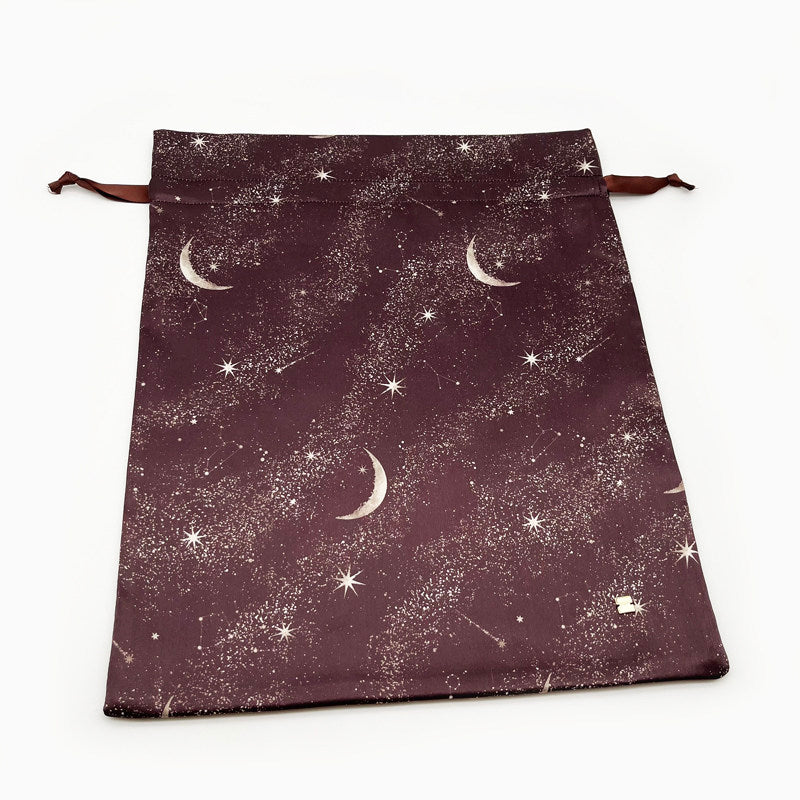 3-Size Pink Drawstring Storage Bag with Cute Chocolate Hearts - Sweet Gift & Organizer Pouch Set