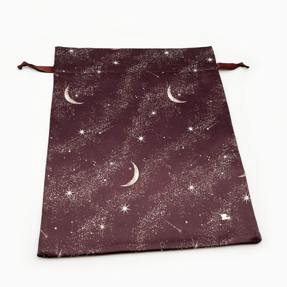 3-Size Pink Drawstring Storage Bag with Cute Chocolate Hearts - Sweet Gift & Organizer Pouch Set