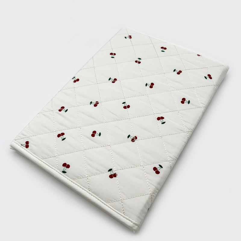 Pregnancy Document Wallet with Cherry Print - Horizontal Card & Record Holder for Expecting Mothers