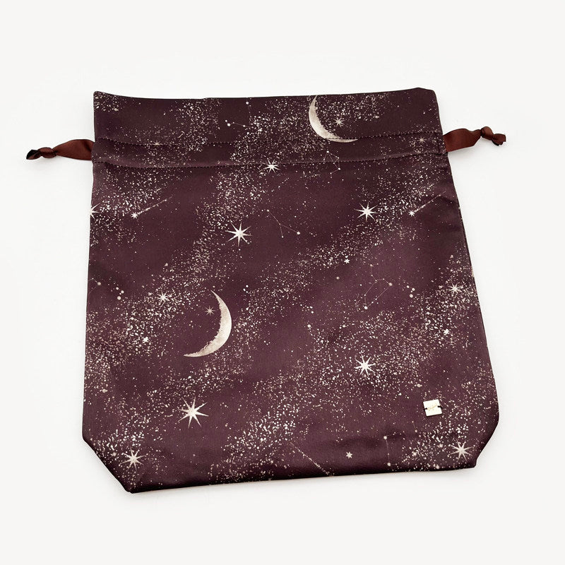 3-Size Pink Drawstring Storage Bag with Cute Chocolate Hearts - Sweet Gift & Organizer Pouch Set