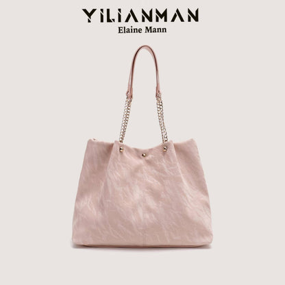 Women's Niche Unique Design Tote Bag, Large Capacity Daily Commute Bag, Versatile Underarm, Top Handle & Single Shoulder Bag