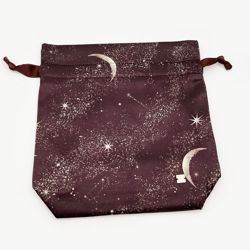 3-Size Pink Drawstring Storage Bag with Cute Chocolate Hearts - Sweet Gift & Organizer Pouch Set