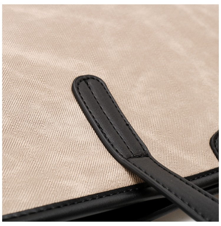 Women's Niche Design Large Capacity Commute Tote Bag, Spacious School Book Bag for Students, Versatile Shoulder & Top Handle Handbag