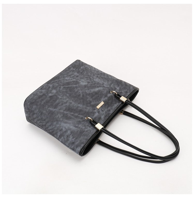 Women's Niche Design Underarm Commute Tote Bag, Large Capacity Daily Handbag, Versatile Shoulder & Top Handle Bag for Work & Commute