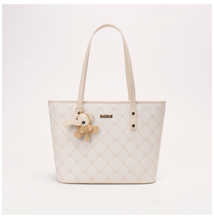 Women's New Arrival Versatile Soft Underarm Tote Bag, Gentle Large Capacity Daily Commute Bag, Multi-purpose Shoulder & Top Handle Handbag for Work