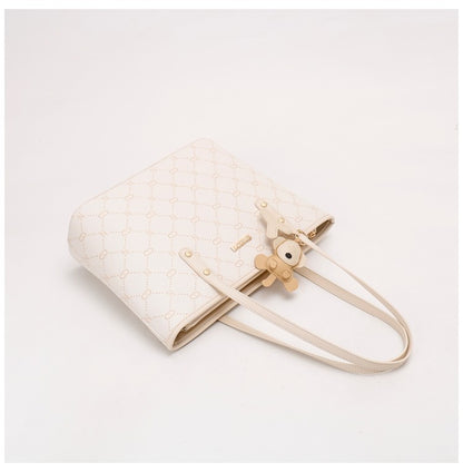 Women's New Arrival Versatile Soft Underarm Tote Bag, Gentle Large Capacity Daily Commute Bag, Multi-purpose Shoulder & Top Handle Handbag for Work