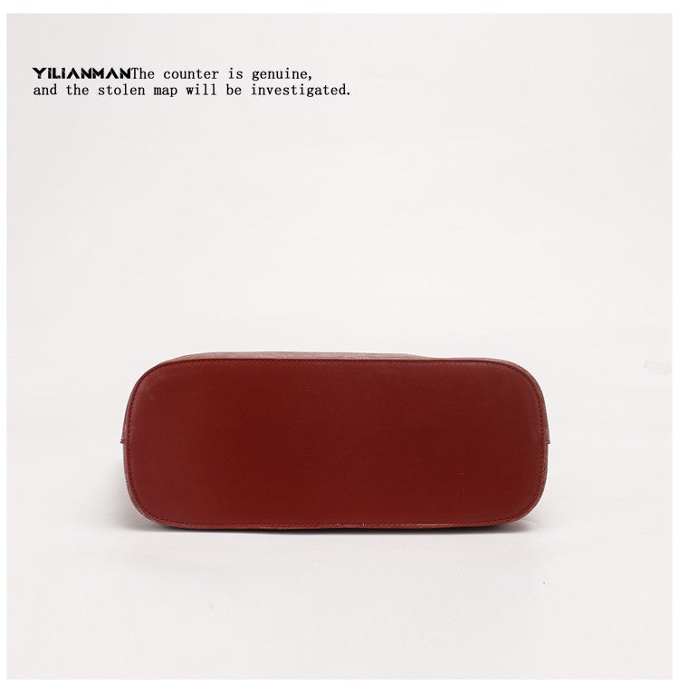 Versatile Daily Commute Spacious Tote Bag for Women, Large Capacity Red Shoulder & Top Handle Handbag, Roomy Large Bag for Work & Daily Use