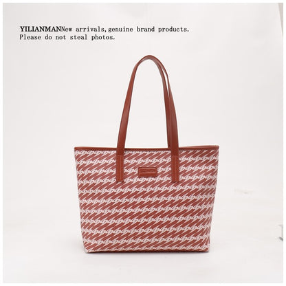 Women's Versatile Daily Commute Spacious Tote Bag, Large-Capacity College Book Bag for Students, Multi-Purpose Shoulder & Top Handle Handbag