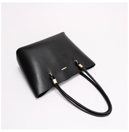 Women's Niche Design Underarm Commute Tote Bag, Large Capacity Daily Handbag, Versatile Shoulder & Top Handle Bag for Work & Commute