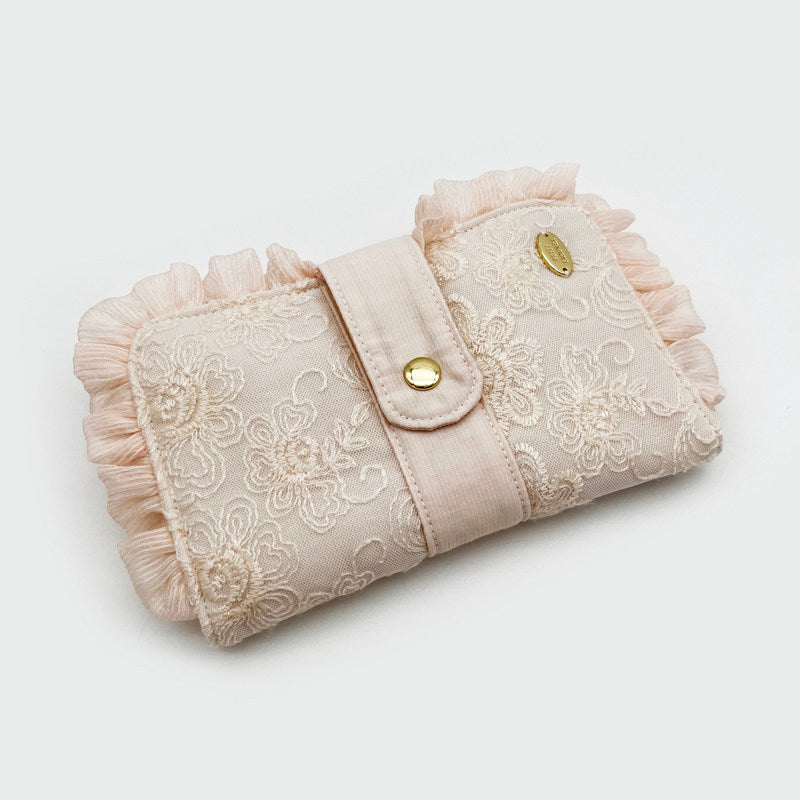 Sweetheart Lace Collection: Makeup Pouch, Jewelry Roll & Multi-Function Wallet