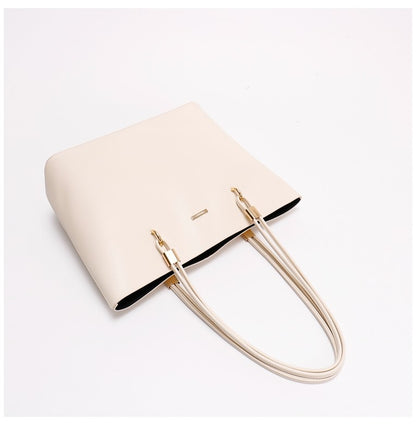 Women's Niche Design Underarm Commute Tote Bag, Large Capacity Daily Handbag, Versatile Shoulder & Top Handle Bag for Work & Commute