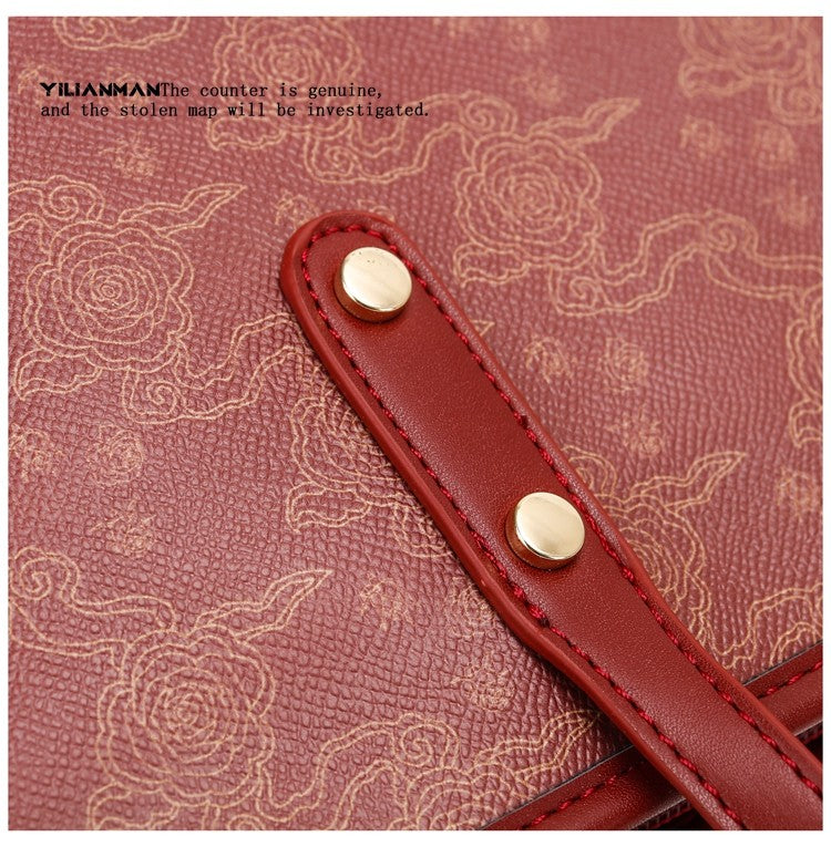 Versatile Daily Commute Spacious Tote Bag for Women, Large Capacity Red Shoulder & Top Handle Handbag, Roomy Large Bag for Work & Daily Use