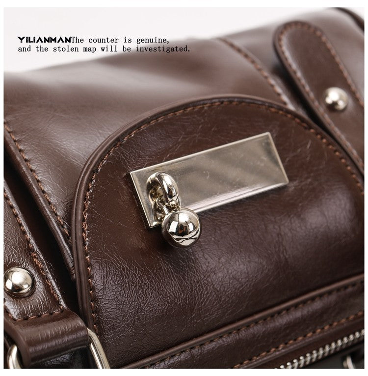 Versatile Vintage Boston Bag for Women, Premium Textured Stylish Small Shoulder Bag, Multi-Wear Daily Crossbody Bag
