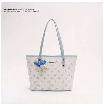 Women's Large Capacity Daily Commute Tote Bag, Spacious Shoulder Handbag for Work & Everyday Use