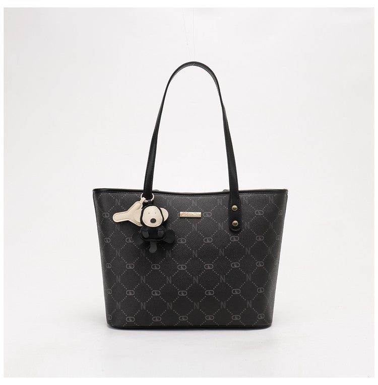 Women's New Arrival Versatile Soft Underarm Tote Bag, Gentle Large Capacity Daily Commute Bag, Multi-purpose Shoulder & Top Handle Handbag for Work