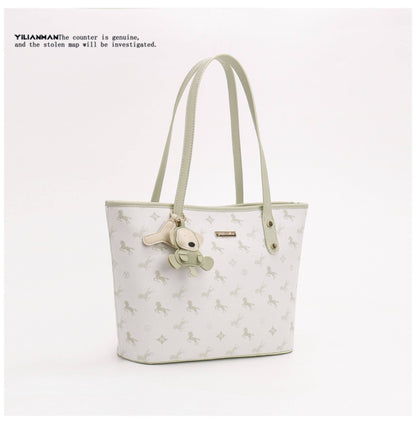 Women's Niche Design Commute Tote Bag, Large Capacity Daily Work Bag, Premium Texture Shoulder & Underarm Handbag for Commute