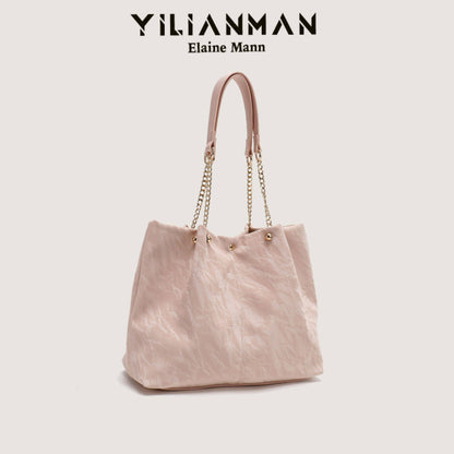 Women's Niche Unique Design Tote Bag, Large Capacity Daily Commute Bag, Versatile Underarm, Top Handle & Single Shoulder Bag