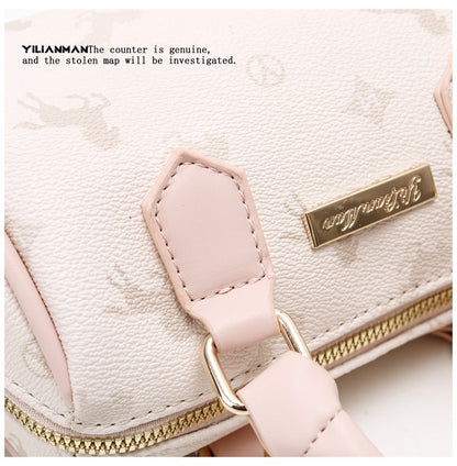 Exclusive Niche Design Vibrant Cylindrical Boston Bag for Women, Stylish Dual-use Top Handle Shoulder & Crossbody Bag