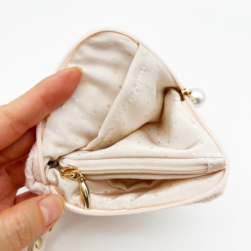 Sweetheart Lace Collection: Makeup Pouch, Jewelry Roll & Multi-Function Wallet