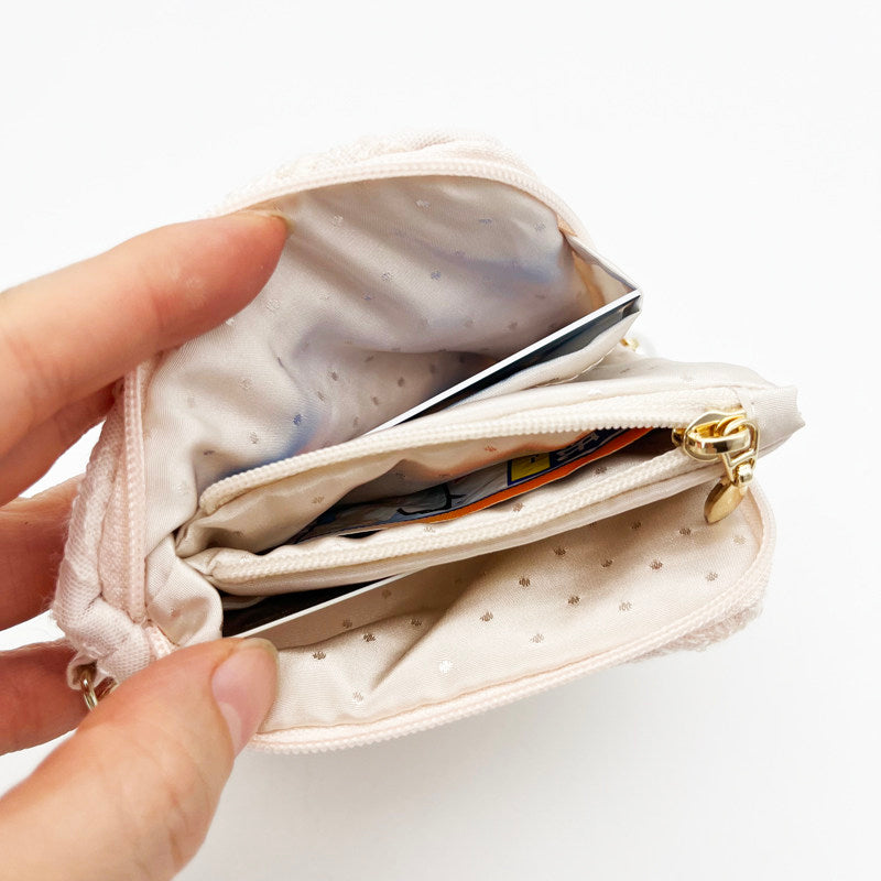 Sweetheart Lace Collection: Makeup Pouch, Jewelry Roll & Multi-Function Wallet