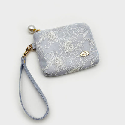Sweetheart Lace Collection: Makeup Pouch, Jewelry Roll & Multi-Function Wallet