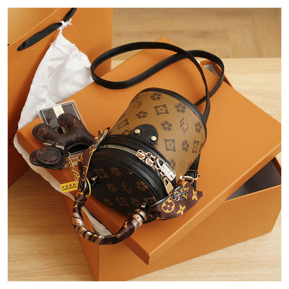 Women's Stylish Small Trendy Crossbody Bag, Spring & Summer Versatile Bucket Bag, Premium Texture Shoulder & Crossbody Handbag