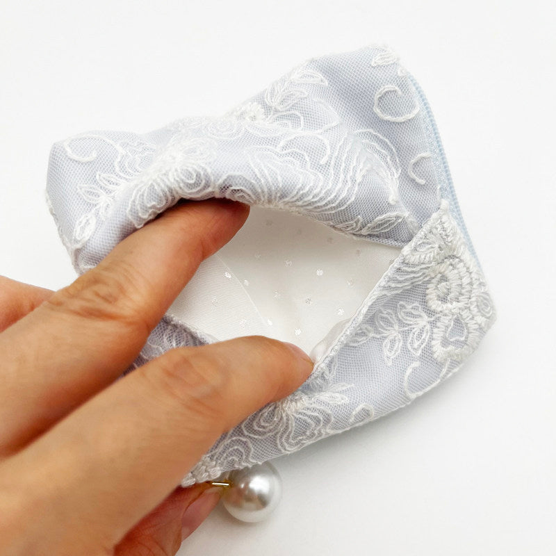 Sweetheart Lace Collection: Makeup Pouch, Jewelry Roll & Multi-Function Wallet